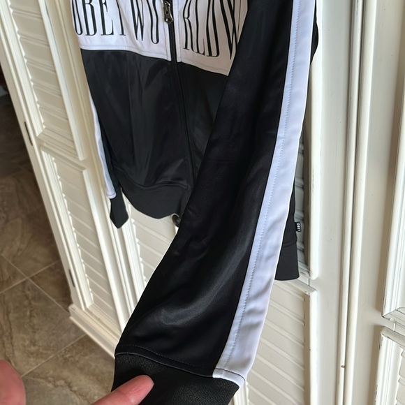 NWT Obey Cashed Out Track Jacket Sz XS - Picture 3 of 9